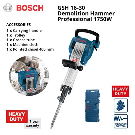 Bosch GSH 9 VC Demolition Hammer with SDS-Max 1500W