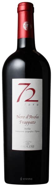 Cantine Paolini 72 Filara Nero D Avola Frappato Vivino US