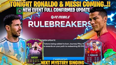 MESSI RONALDO COMING TONIGHTMYSTERY PLAYER UPDATE RULEBREAKERS