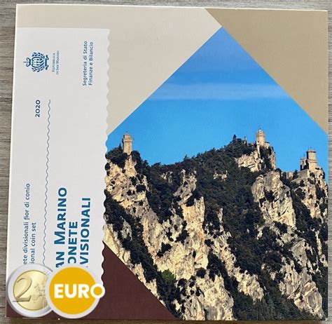 Serie de euro BU FDC San Marino 2020 1 céntimo a 2 euros