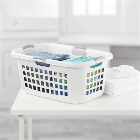 Sterilite 1216 2 Bushel Ultra Laundry Basket White 12168006