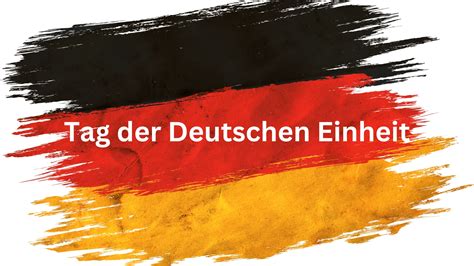 wann ist der tag der deutschen einheit