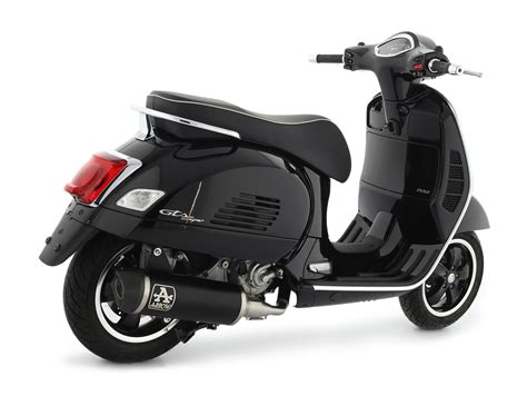 Exhaust ARROW Urban Dark Aluminium Vespa GTS Super HPE 300 Euro 5