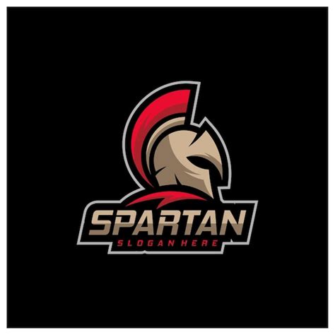 Modelo De Logotipo Espartano Vector Logotipo Criativo Spartan Vector