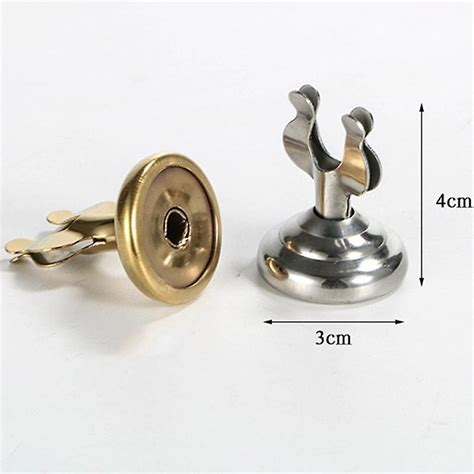 Mini Card Holders Stainless Steel U Shape Table Number Stands Memo Note