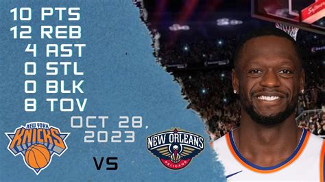 Julius Randle Player Highlights KNICKS Vs PELICANS NBA Regular Season