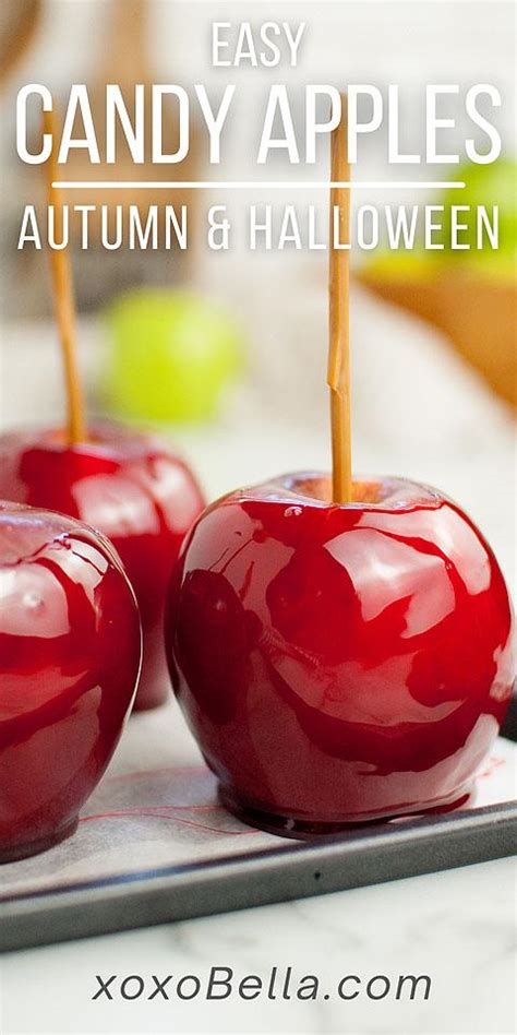 Easy Candy Apples Autumn And Halloween Treat Xoxobella