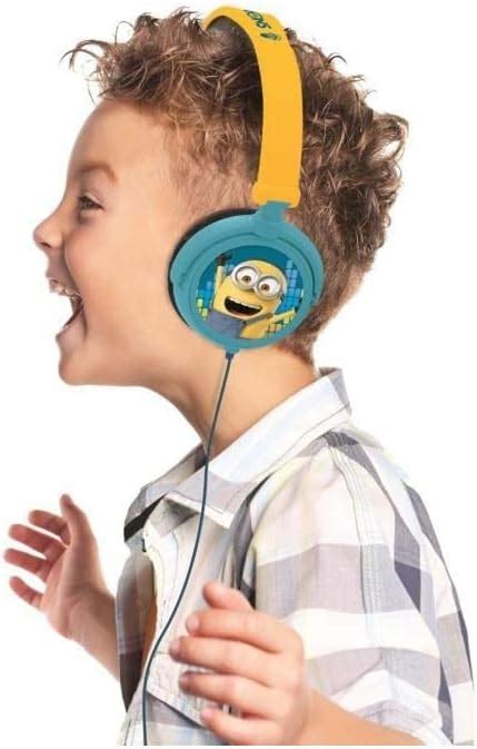 Lexibook Universal Despicable Me 3 Minions Stereo Headphone Kids Safe