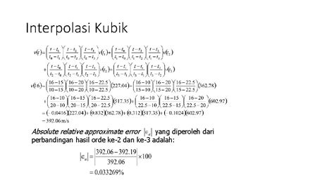 Interpolasi Dengan Metode Lagrange Kelompok 6 Interpolasi Interpolation