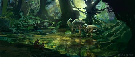 Prehistoric Jungle by ThuanHuynh on DeviantArt