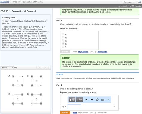 Solved Chapter 18 Pss 181 Calculation Of Potential Pss