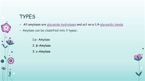 Amylase (enzyme) - sources & its applications