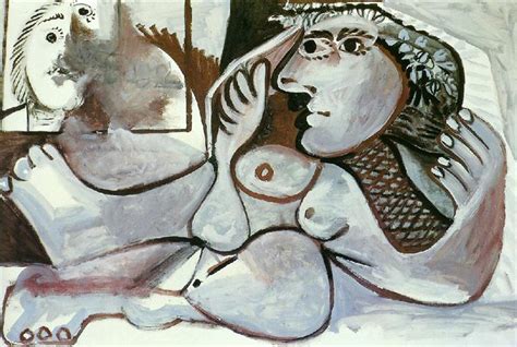 Reclining Nude With Wreath Pablo Picasso Wikiart Org