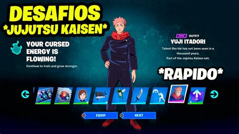 GUIA Como COMPLETAR TODAS Las MISIONES De JUJUTSU KAISEN En FORTNITE