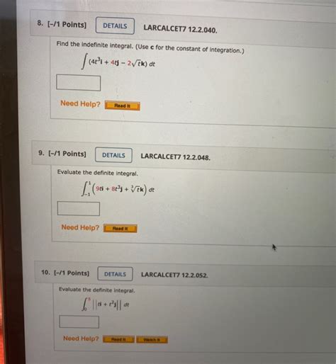 Solved Points Details Larcalcet Find The Chegg