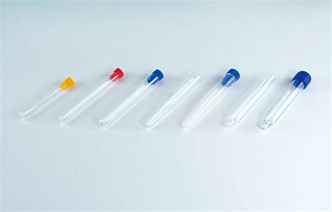 Laboratory Ps Pp Clear Plastic Test Tubes Clear Transparent Plastic