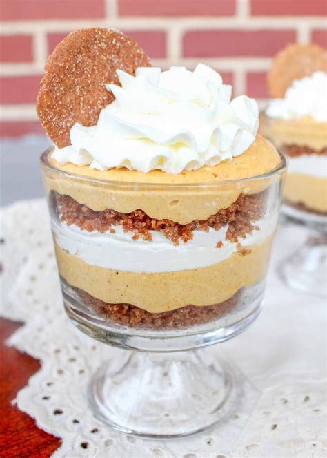 Mini Pumpkin Trifles Chocolate With Grace