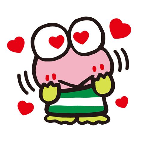 Kerokerokeroppi Hello Kitty Characters Line Sticker Sanrio Characters