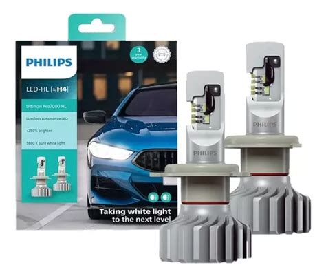 Kit Led H4 Philips Ultinon Pro7000 5800k Envío gratis