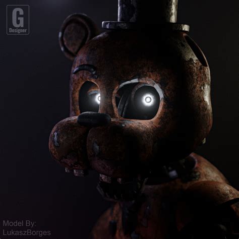 Blenderfnaf Ignited Freddy By Lukasgm On Deviantart