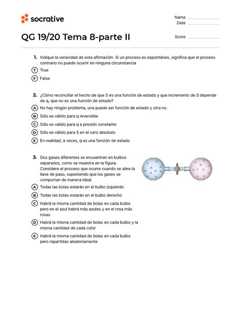 Preguntas Socrative Tema 8b bromatología II Name Date QG 19 20 Tema