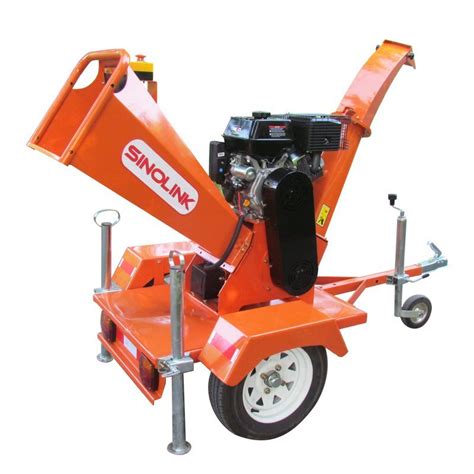 Wood Shredder Log Splitter Hp Petrol Mm Electric Start