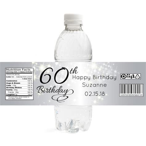 Adult Birthday Water Bottle Labels – Announce It!