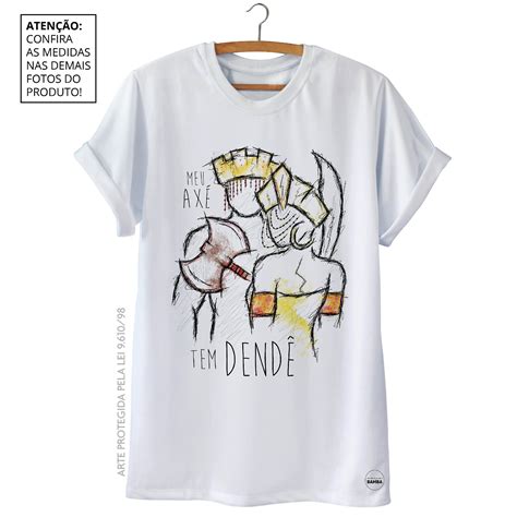 Camiseta Meu Ax Tem Dend Maria Bamba Camisetas De Umbanda E Candombl