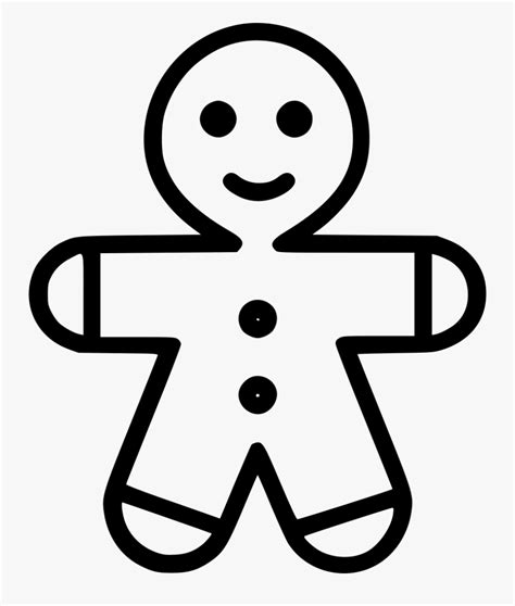 Clipart Gingerbread Man Outline Affordable And Search From Millions Of Royalty Free Images