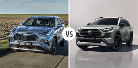 Toyota Highlander Vs Toyota Rav Autovergleich Autogott De