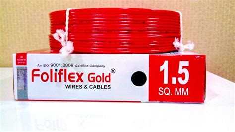 Foliflex Gold Flame Retardant House Wire M At Rs Meter In New