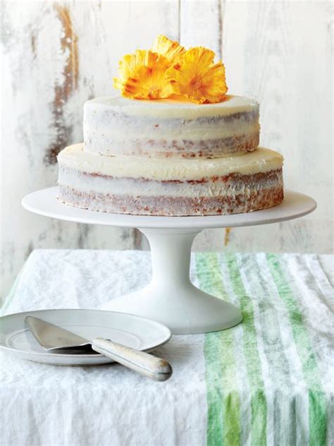 Naked cake aux parfums dananas de gingembre et de lime Châtelaine