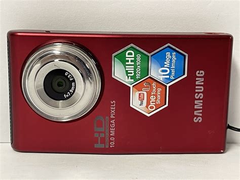 Samsung Flashcam Hmx U High Definition Camcorder Red Ebay