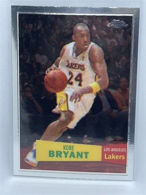 Kobe Bryant Topps Chrome Variations Los Angles