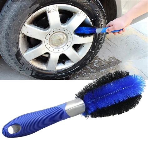 1pc Car Vehicle Motorcycle Wheel Tire Rim Scrub Brush Washing Cleaning