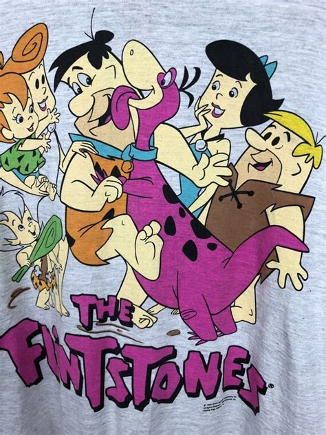 Vintage 1994 Hanna Barbera The Flintstones Family Shi… - Gem