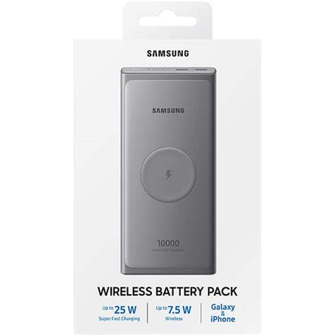 Baterie Externa Samsung Eb U Xjegeu Mah Type C Wireless Qi Gri