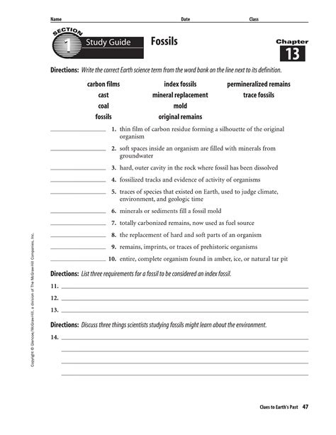 Earth Science Study Note Unit 1 Interactive Worksheet Edform