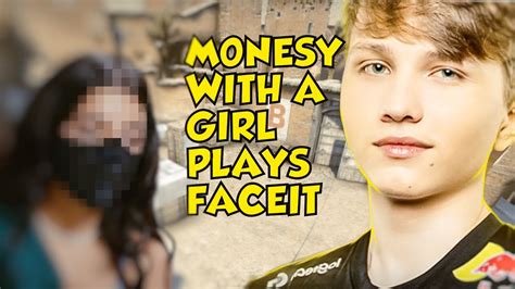 M Nesy With A Girl Plays Faceit Cs Go Youtube