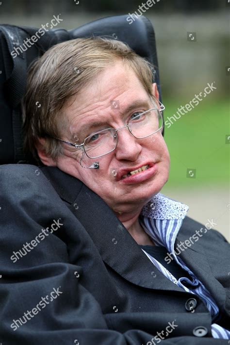 Prof Stephen Hawking Honorary Degrees Cambridge Editorial Stock Photo ...