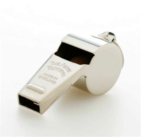 X Acme Thunderer Whistle Official Rugby Footy Afl Referee Brass