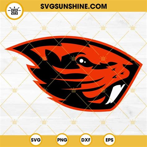 Oregon State Beavers Logo Svg Png Dxf Eps Cut Files