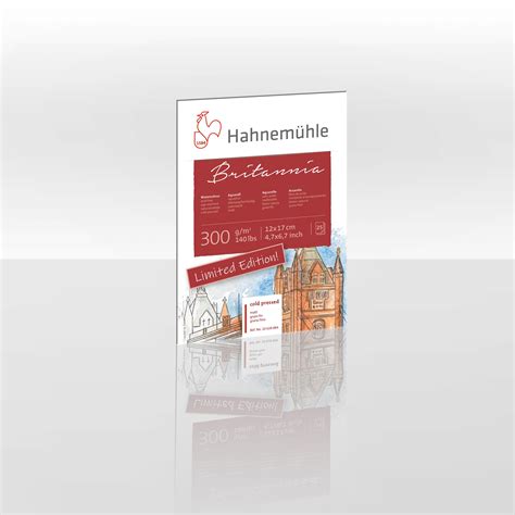 Hahnemühle Aquarellblock Britannia matt 300 g m² 25 Blatt Limited