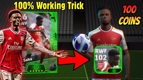 Trick To Get Rated B Saka From Potw Worldwide Pack In Efootball