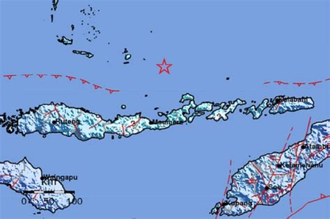 Gempa 3 Kali Guncang Larantuka NTT Warga Panik Berhamburan