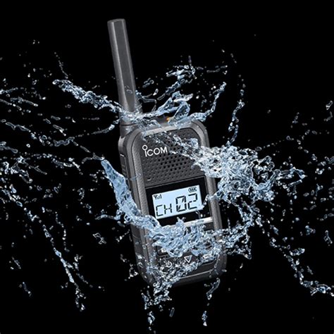 Icom Ic U Sr Talkie Walkie Compact Sans Licence En Stock