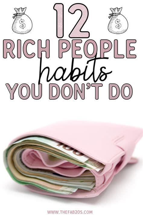 12 Habits Of Rich People Anyone Can Do But Most Dont Thefab20s