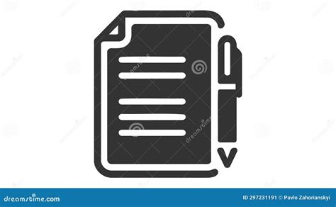 Legal Documents Icon Legal Documents Symbol Template For Graphic And