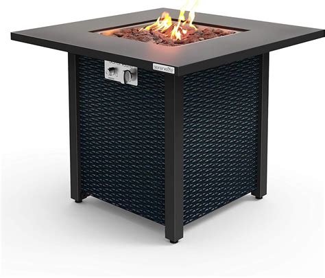 Outdoor Propane Fire Pit Table Csa Approved Safe Btu Pulse