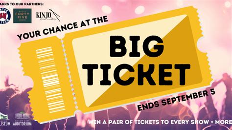 Macon Centreplex Big Ticket 2022 Sweepstakes